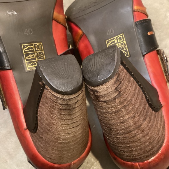 L'Artiste Spring Step Wondrous Color Block Heeled Loafer Leather Size 40 US 9 - Picture 8 of 11